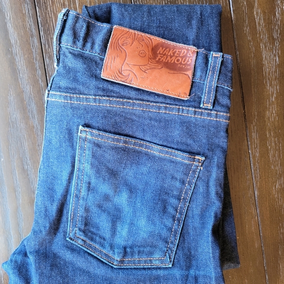 Naked and Famous (Super Skinny Guy) Blue Jeans - Picture 5 of 5